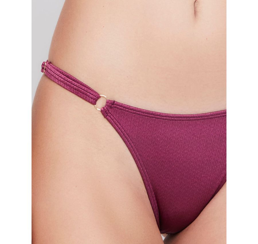 Biquini Fio Composé Branco e Roxo 740