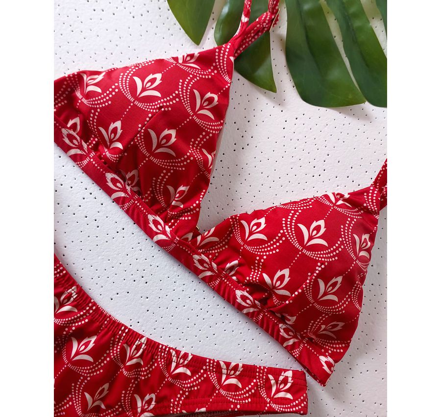 Biquini Asa Delta Flor de Liz 777