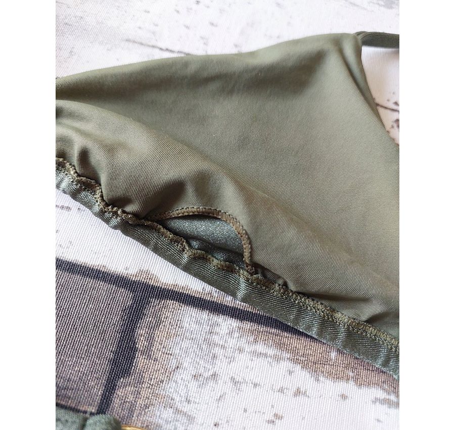 Biquini Fio Dental Verde Croco 086