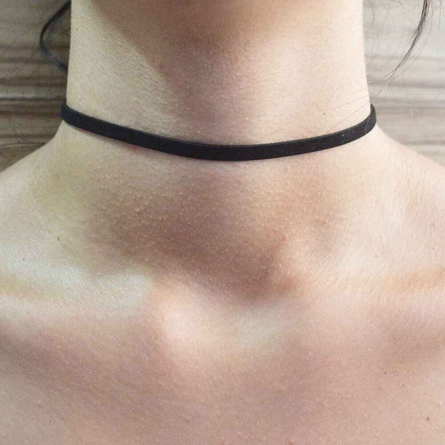 Colar Choker Celiny Preto *