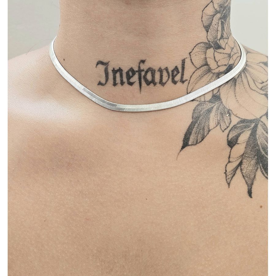 Colar Folheado a Prata 925 Fita 