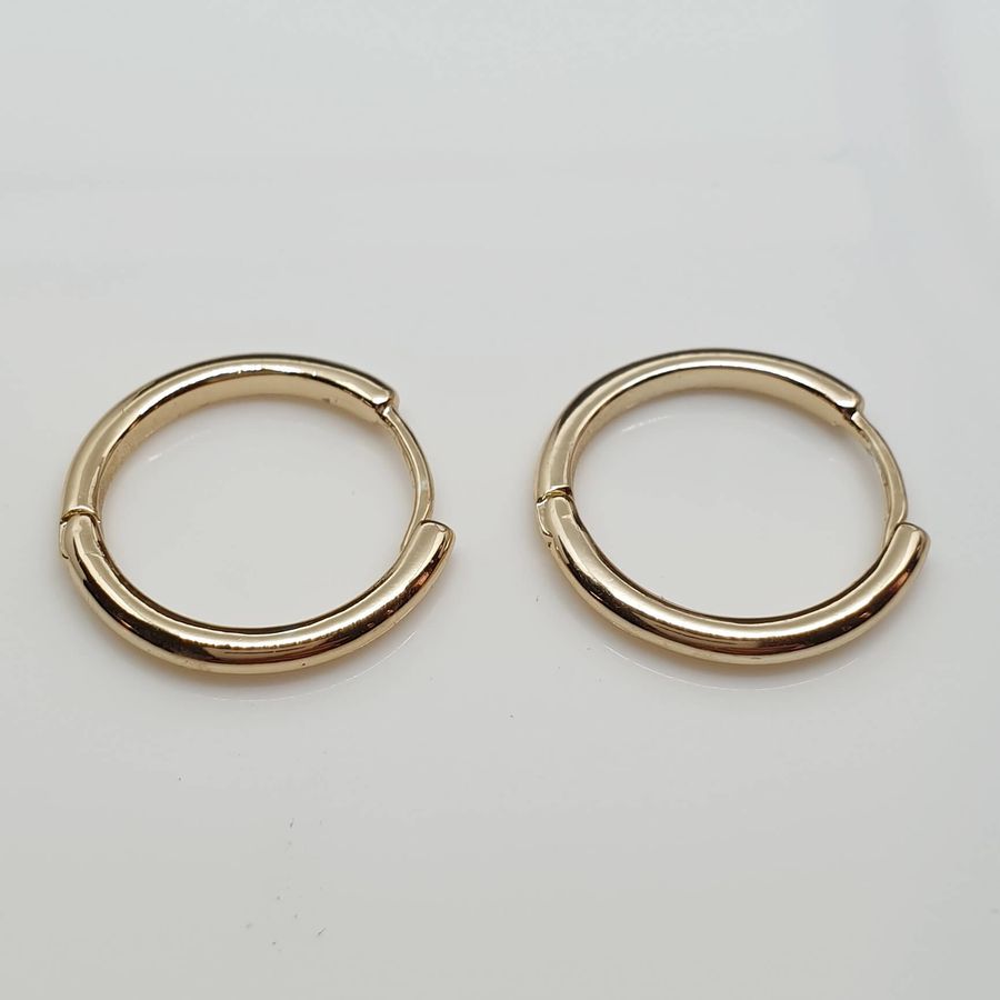 Mini Argola Semi Joia Dourada