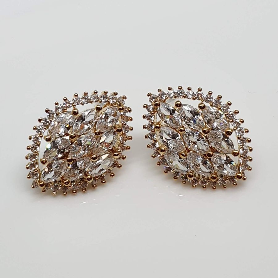 Brinco Semi Joia Ouro 