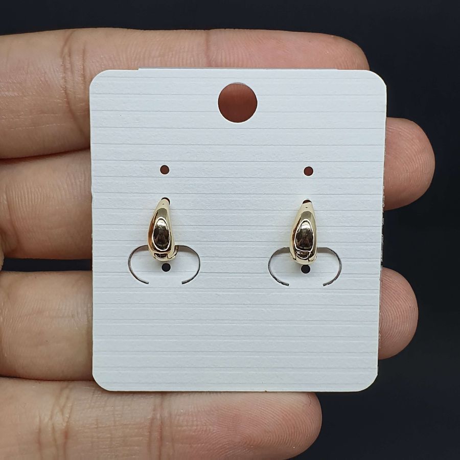 Mini Argola Semi Joia Ouro 