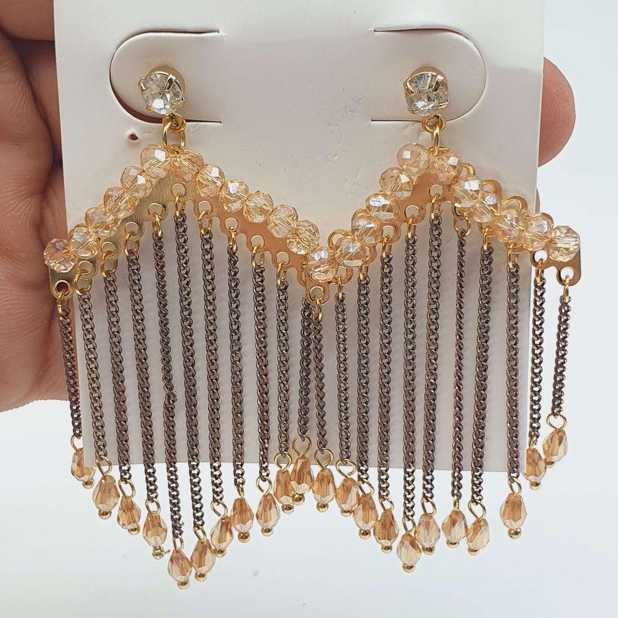 Brinco Dourado Champanhe 