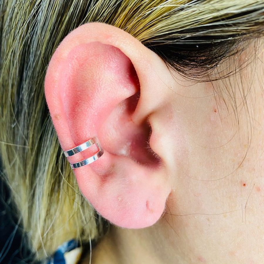 Piercing Fake (Uma Unidade) Folheado a Prata 925 