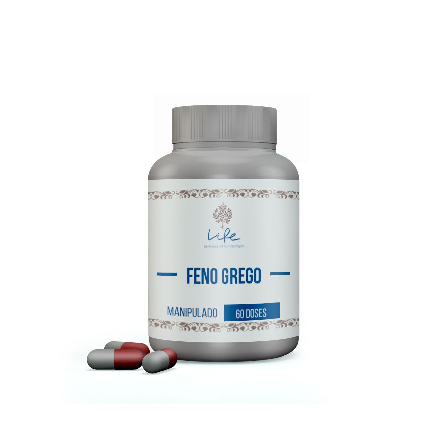 Feno Grego (fenugreek) 500mg 60 Doses LIFEMANIPULACAO