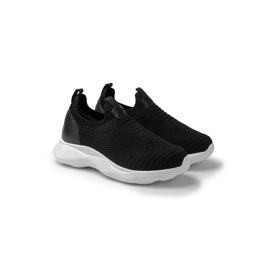 Tenis Infantil Laroche Ultra Light Knit - Preto