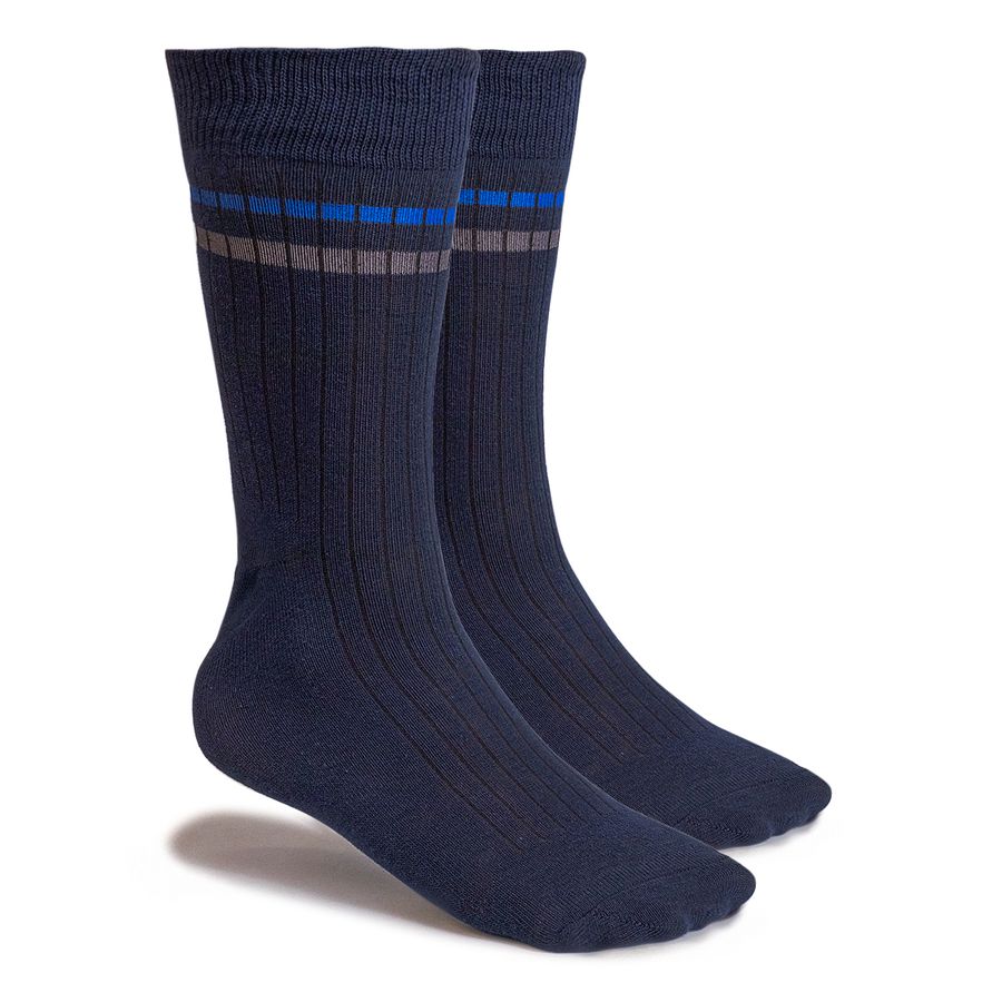 Meia Masculina Cano Longo - Azul Marinho