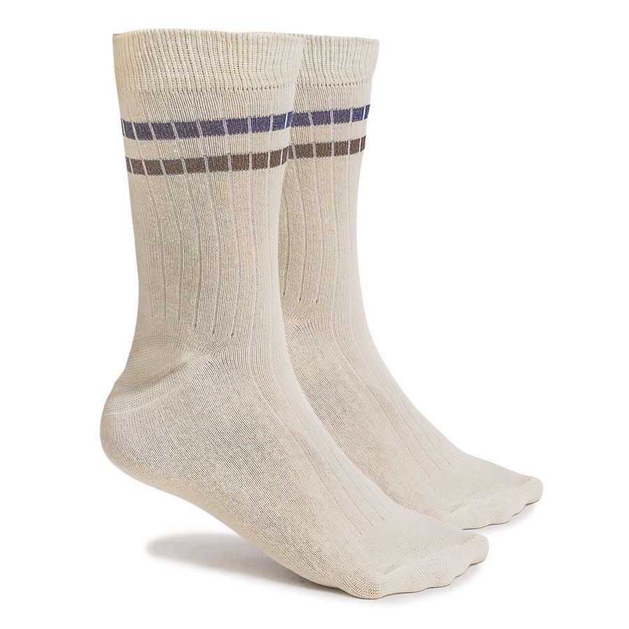 Meia Masculina Cano Longo - Bege