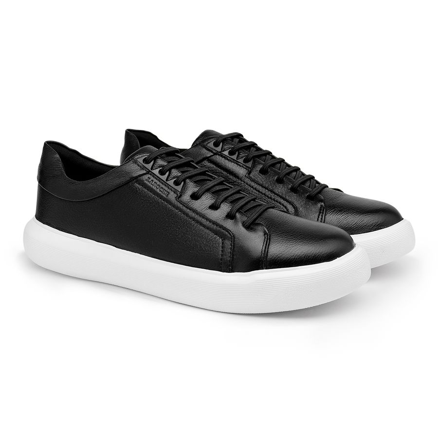 Sapatenis Casual Laroche Cell em Couro - Preto