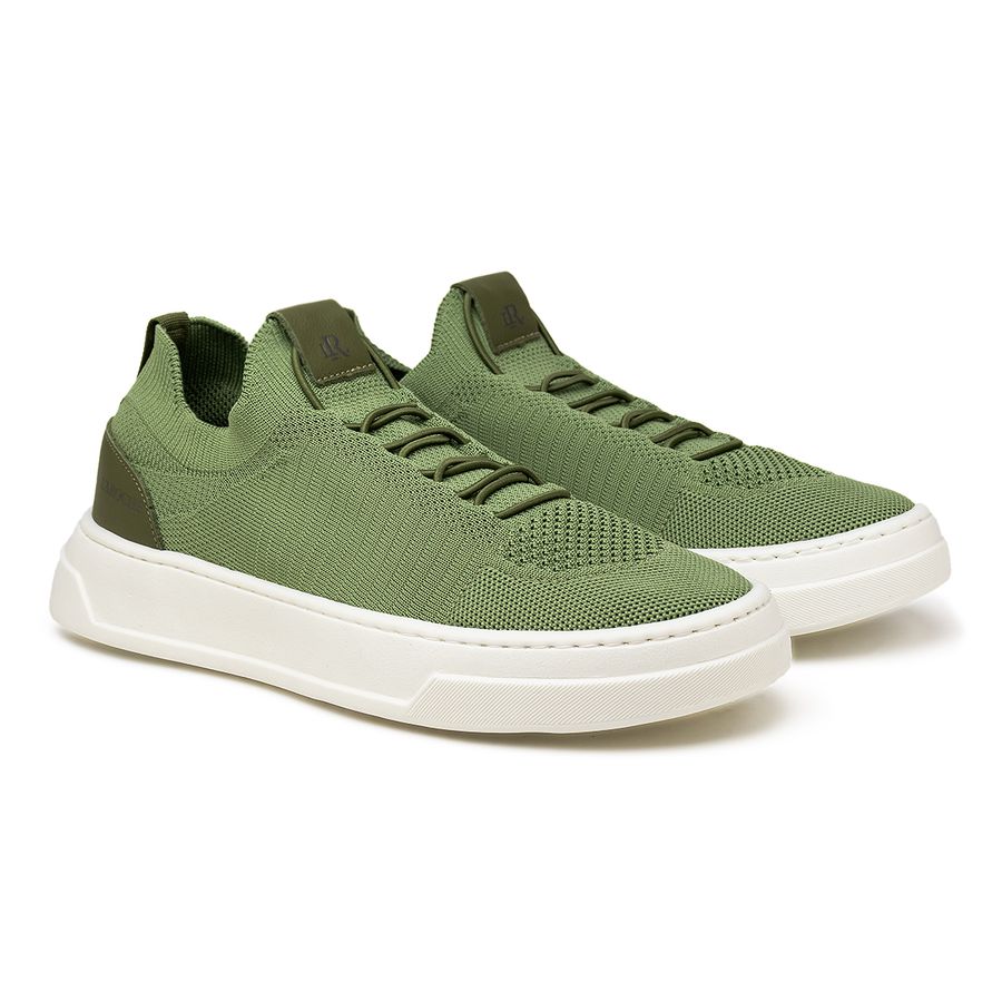 Tenis Casual Laroche Miami em Knit - Verde