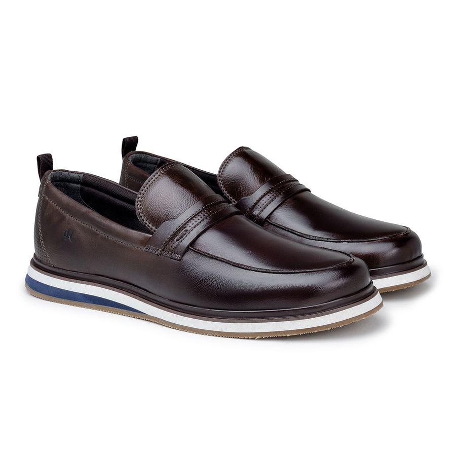 Sapato Casual Laroche Oasis em Couro - Café