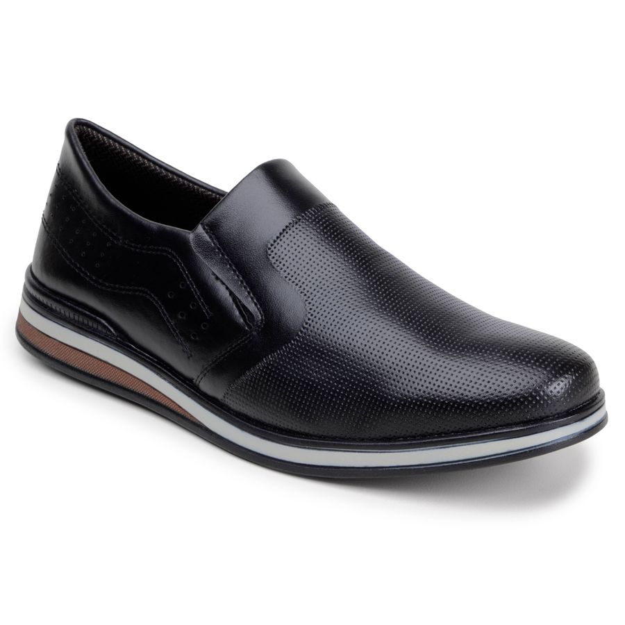 Sapato Casual Masculino Oxford LRC - Preto