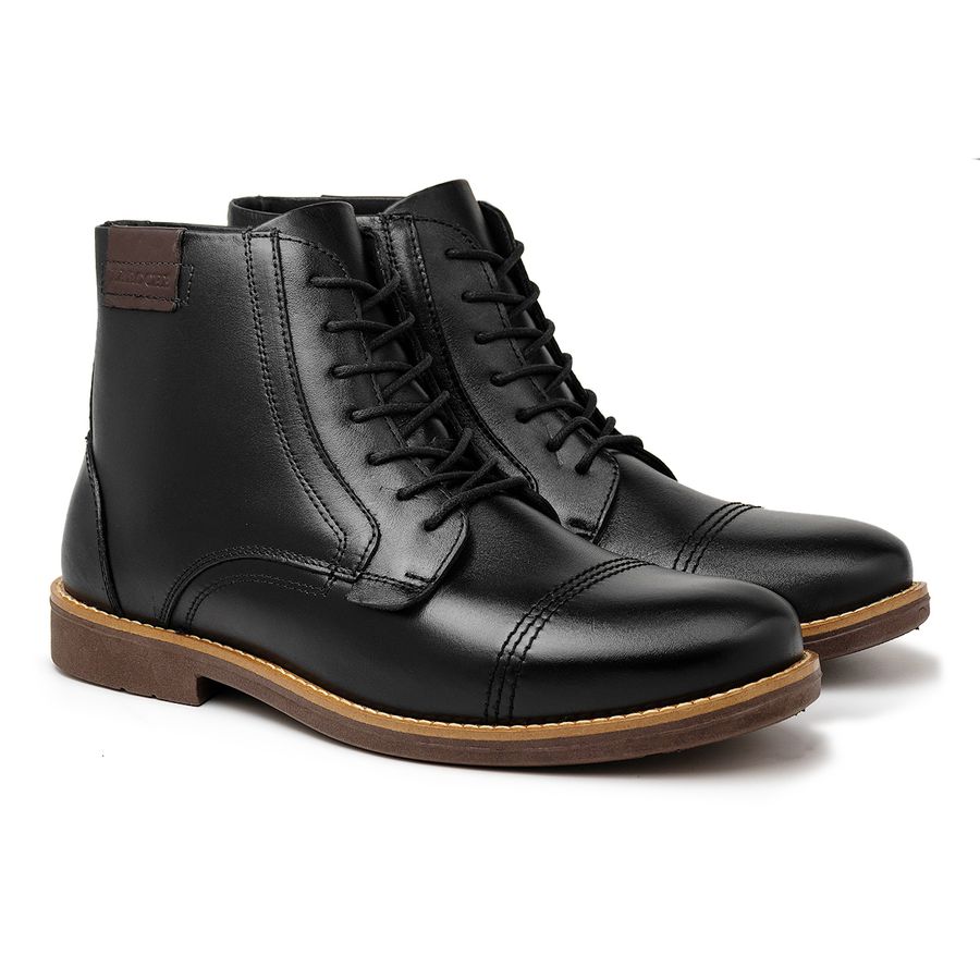 Bota Masculina Laroche Tenesse em Couro - Preto