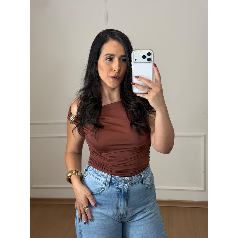 Blusa Liz Marrom