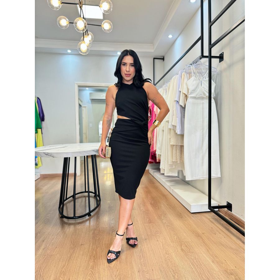 Vestido Nicole Preto