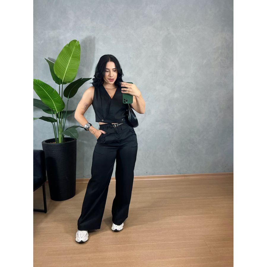 Conjunto Pérola Preto