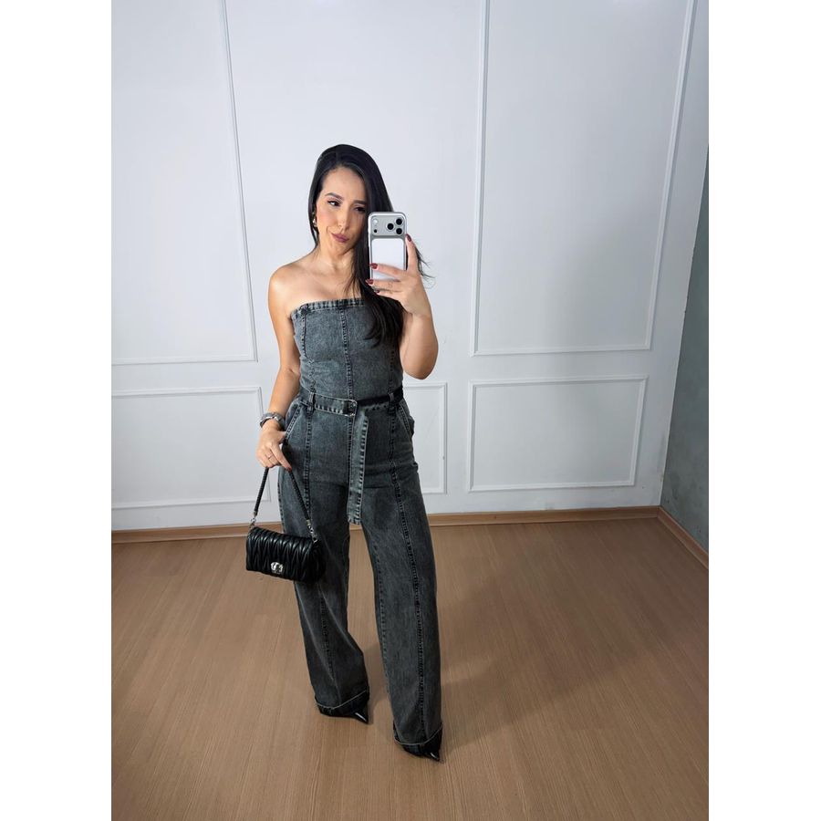 Macacão Jeans Black