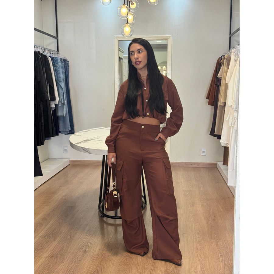Conjunto Bianca Marrom