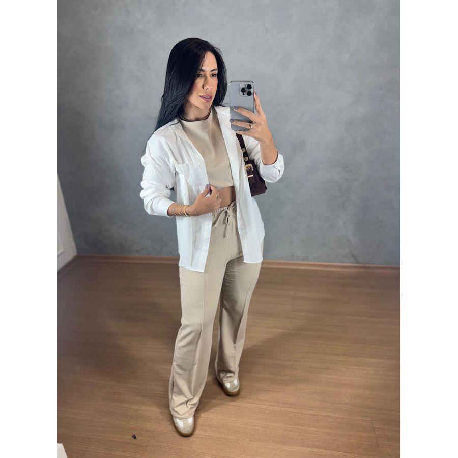 Conjunto Moletinho Nude