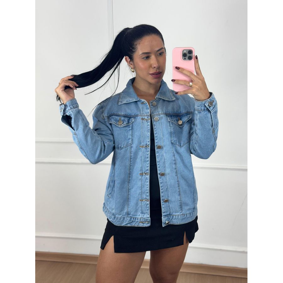 Jaqueta Jeans Oversized
