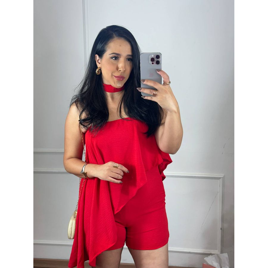 Macaquinho Eduarda Vermelho
