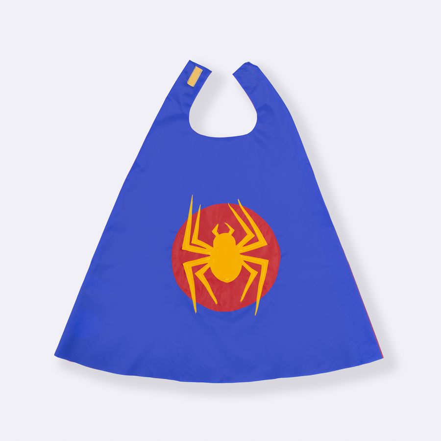 Capa Heroi Aranha Azul e Amarelo - Minibossa
