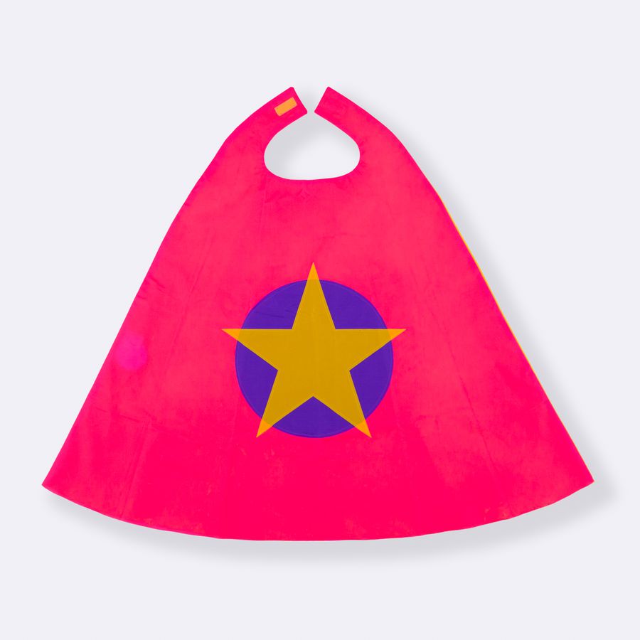 Capa Heroi Estrela Rosa e Roxo - Minibossa