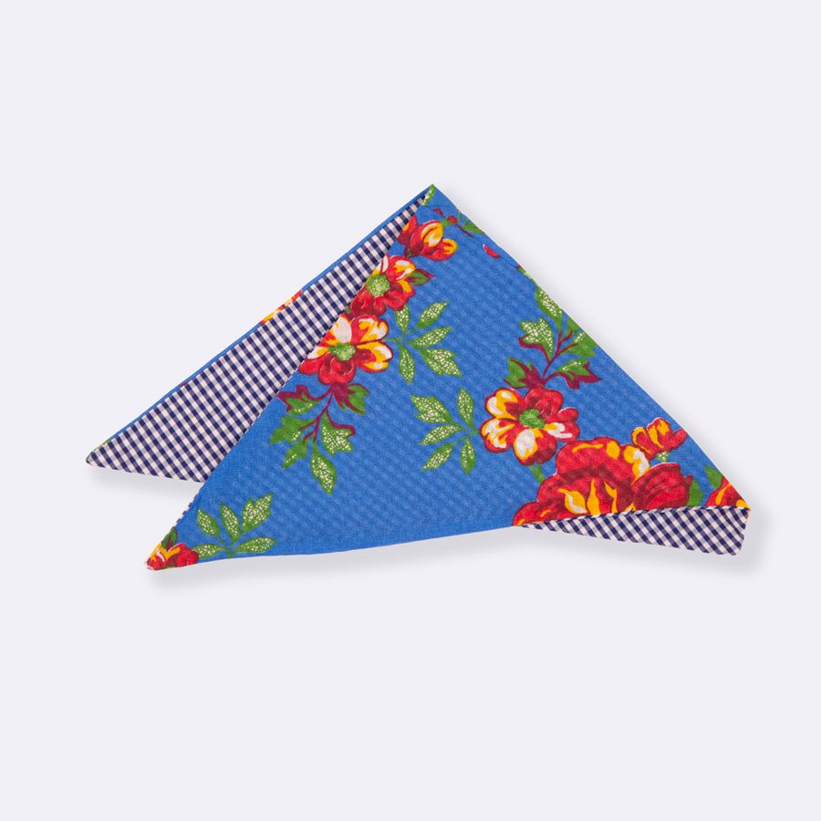 Bandana junina dupla face - Fantasia infantil festa junina