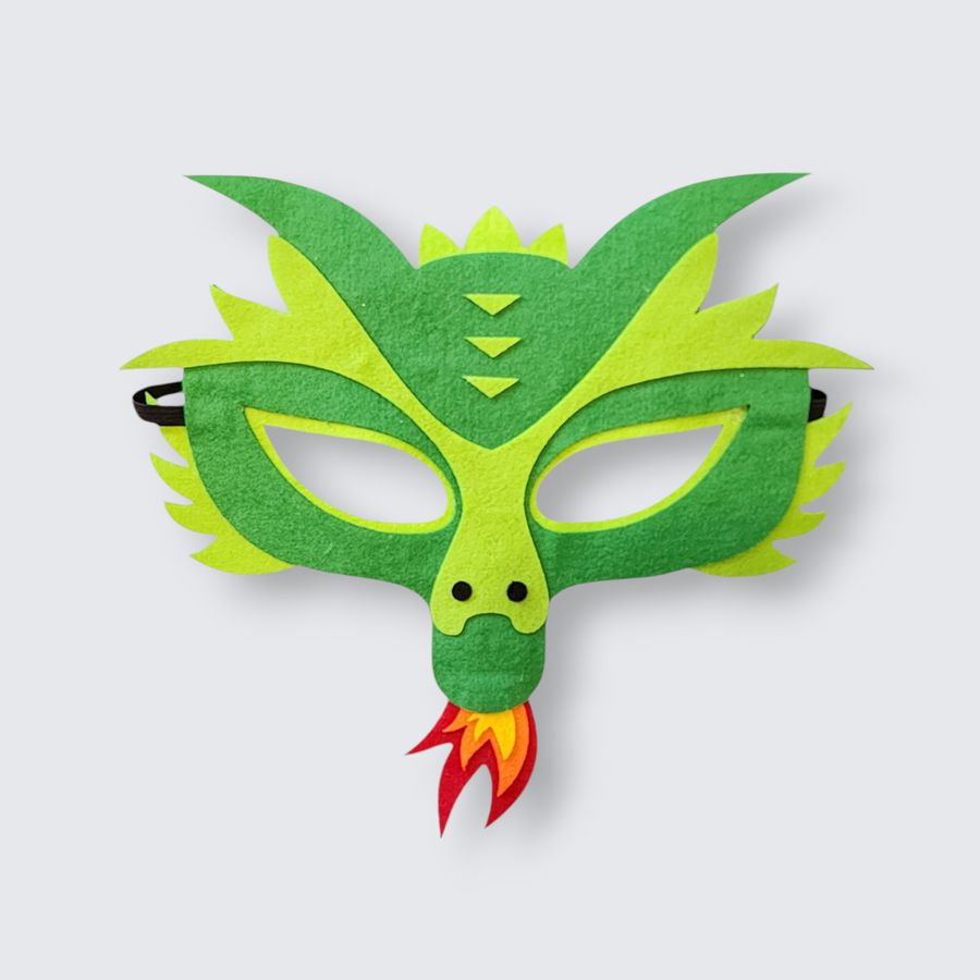 Máscara Dragão de Fogo Fantasia Infantil