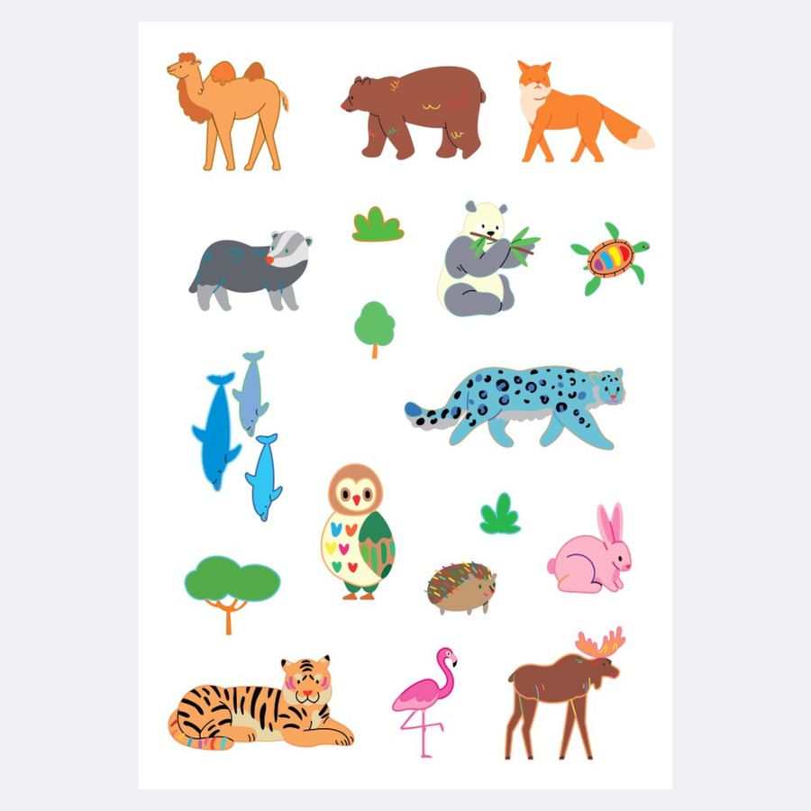 Tatuagem Infantil Temporária Turminha