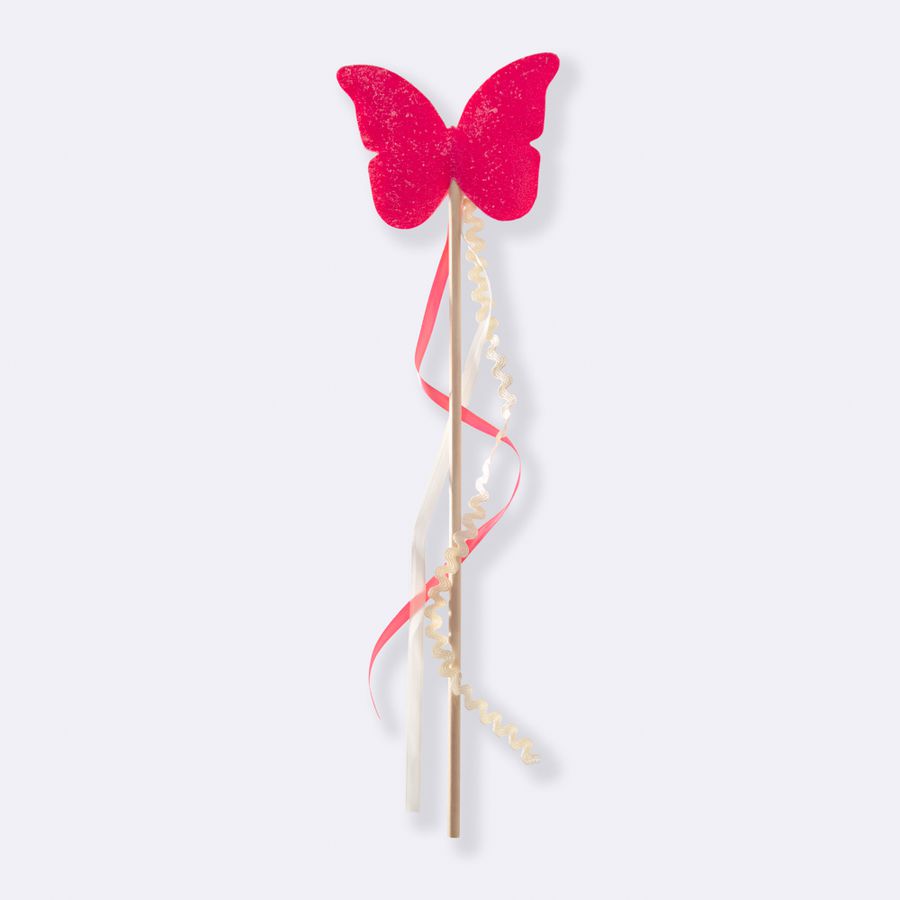 Varinha Mágica Borboleta Pink - Minibossa