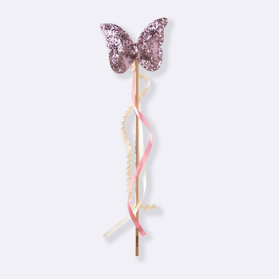 Varinha Mágica Borboleta Rosa - Minibossa