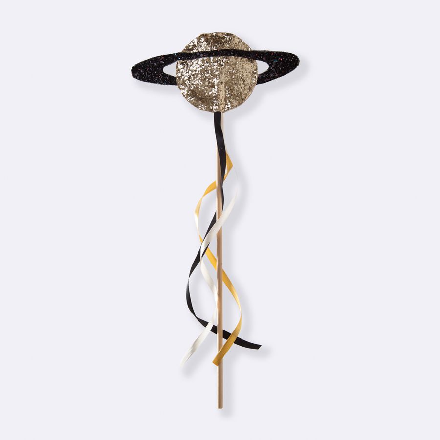 Varinha Mágica Planeta Dourado e Preto - Minibossa