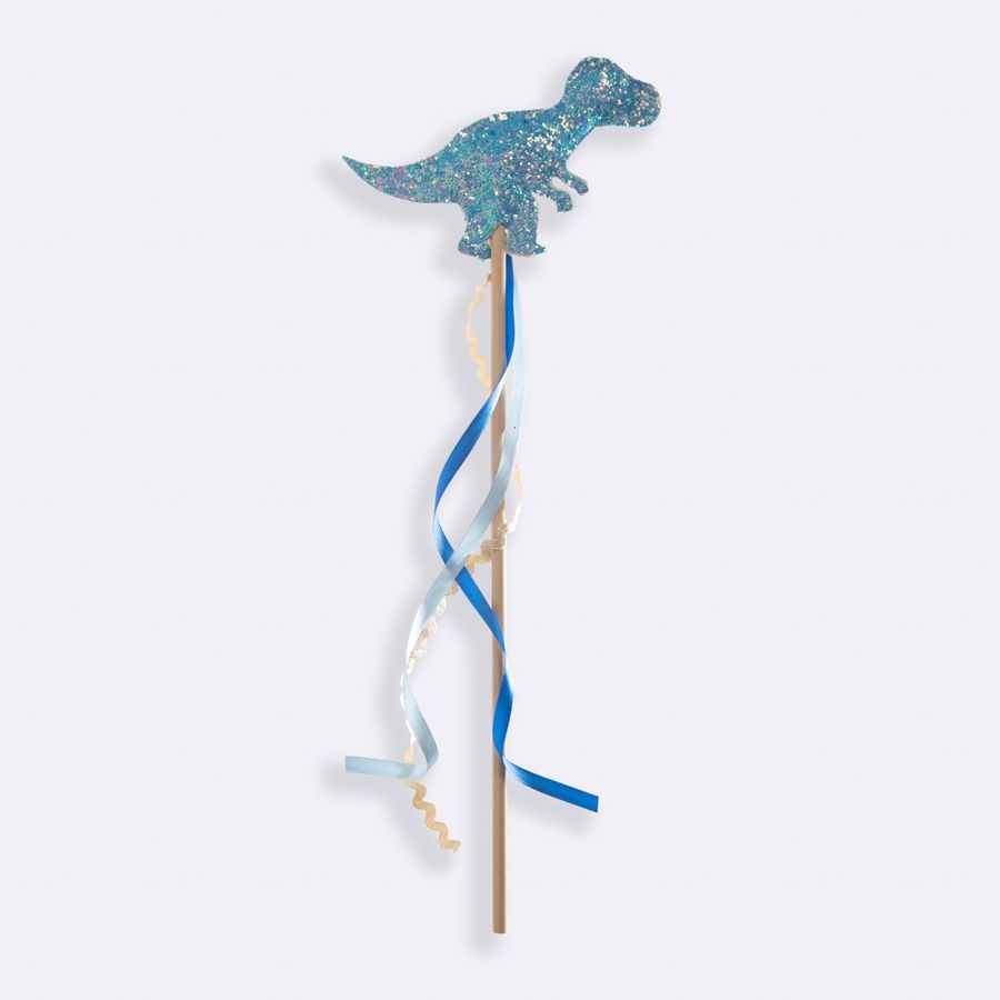 Varinha Mágica Dino T-rex Azul Claro - Minibossa
