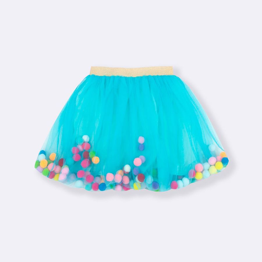 Saia tule Pompom Tiffany