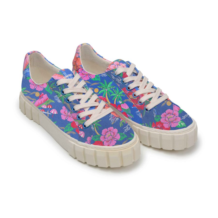 Tenis sales de flor