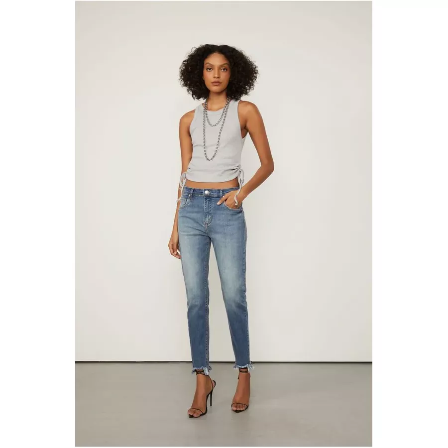 Calça Jeans Skinny Basic Midi Animale Jeans