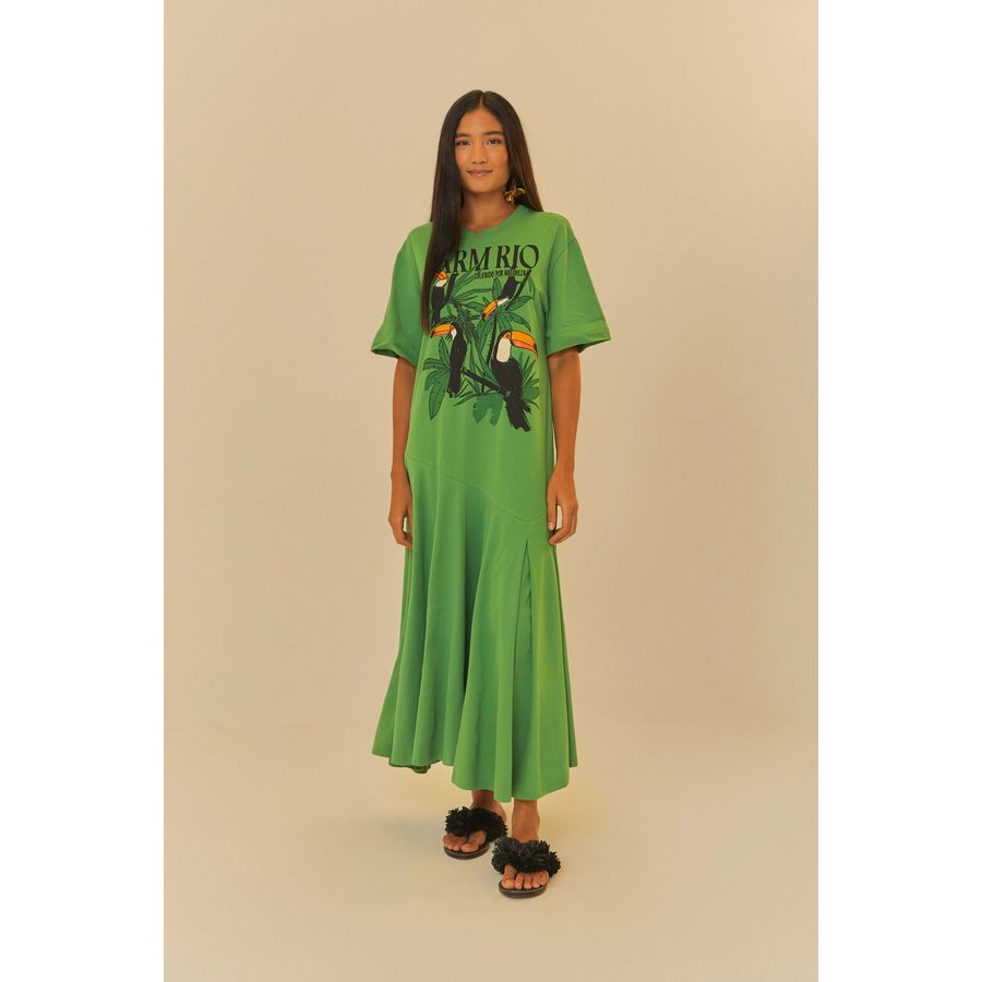 Vestido Cropped Farmrio Tucano 