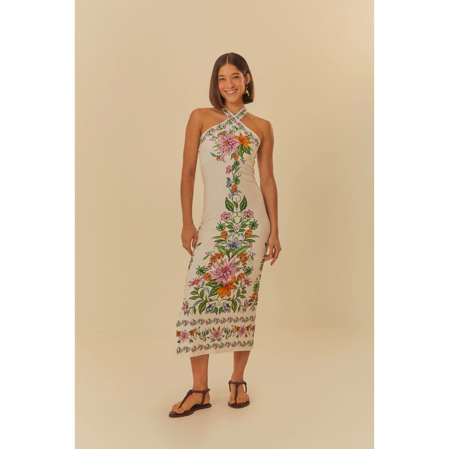 Vestido Midi Delicadeza De Fruta Farm