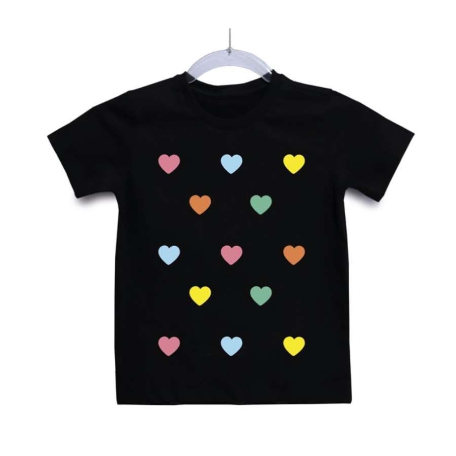 Camiseta Infantil Coração - Petit Papillon Bebê & Criança