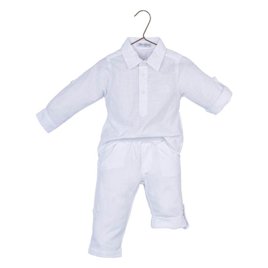 Conjunto Batizado Bata Oxford - Petit Papillon Bebê & Criança