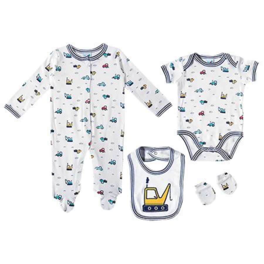 Kit Presente 4 Peças Transporte - Petit Papillon Bebê & Criança