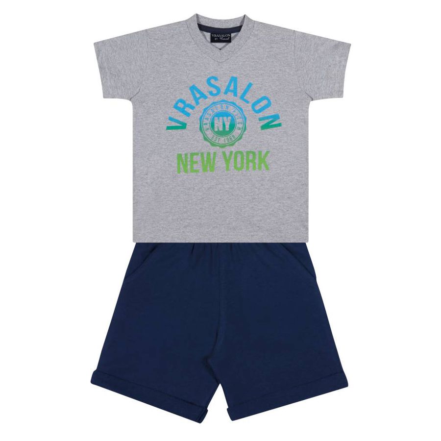 Conjunto Infantil Masculino Verão Ny - Petit Papillon Bebê & Criança