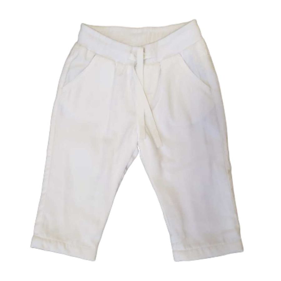 Calça Infantil Elástico Branca - Petit Papillon Bebê & Criança