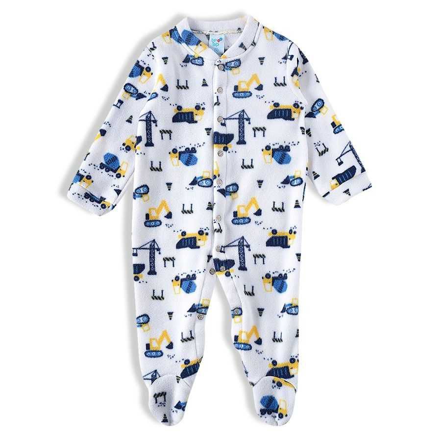 Pijama Macacão Com Pé Transporte
