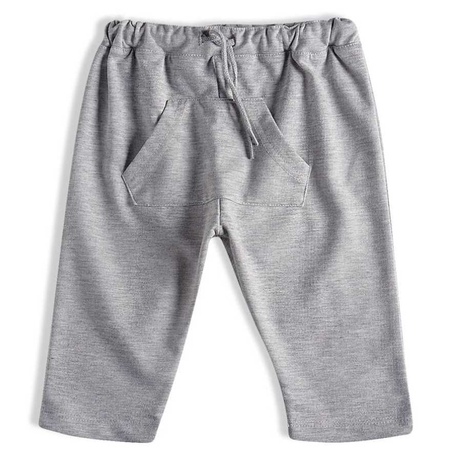 Calça Moletinho Cinza Mescla - Petit Papillon Bebê & Criança