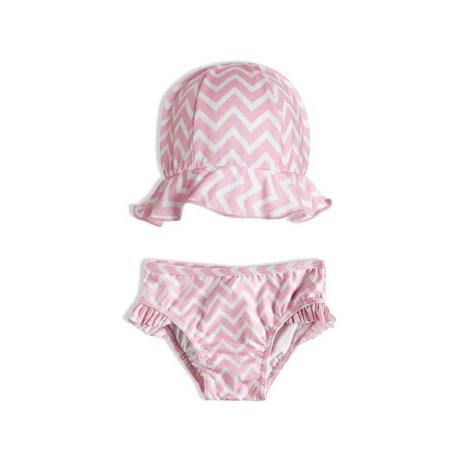 Bumbum Com Chapéu Rosa Chevron - Petit Papillon Bebê & Criança