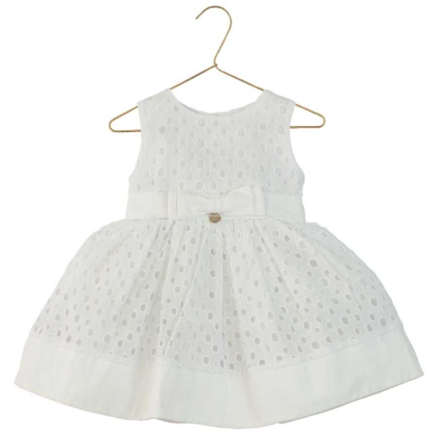 Vestido Batizado Bordado Inglês - Petit Papillon Bebê & Criança